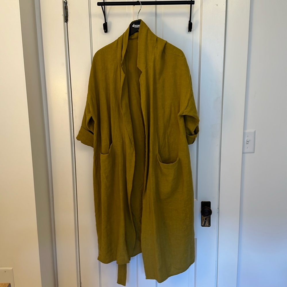 Hackwith design house - lapel midi jacket.